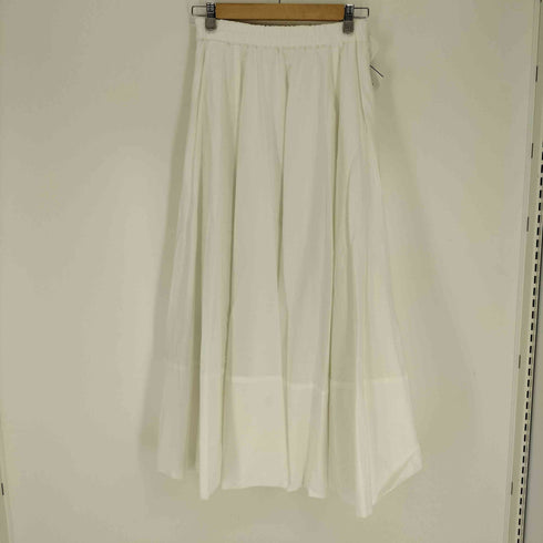 カデュネ CADUNE 24SS レーヨン混 フレア ロング スカート レディース JPN:38